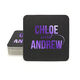 Modern Couple Square Coasters Image 2 of 2